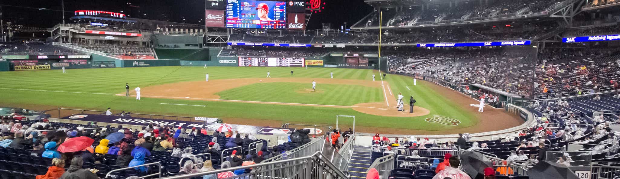 Seat view from Home Plate Reserved
