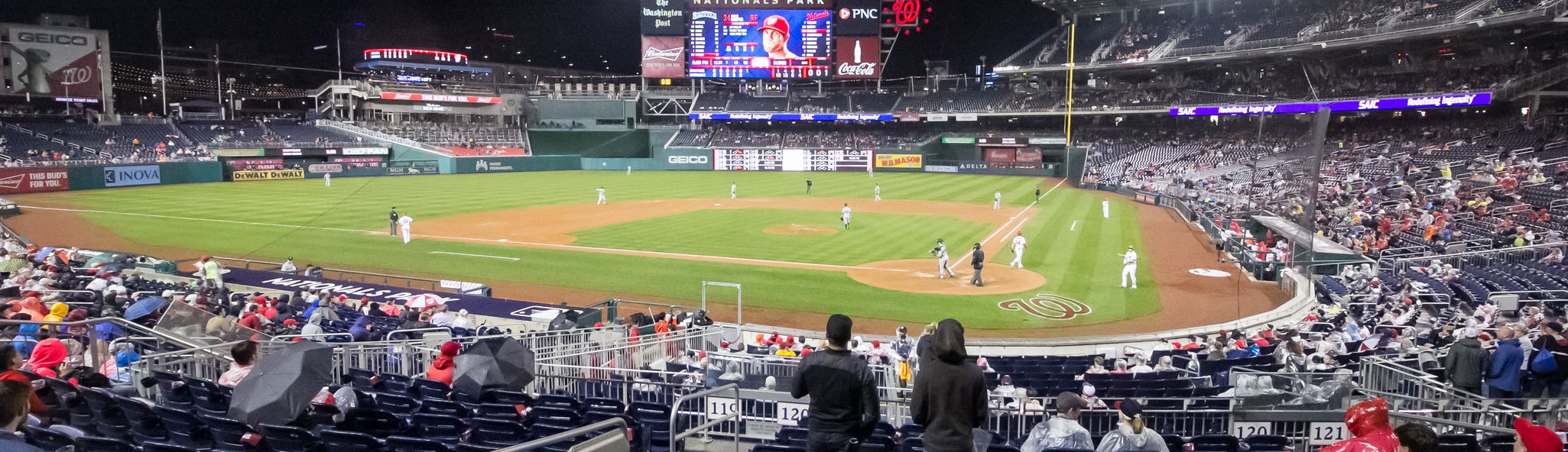 Seat view from Home Plate Reserved