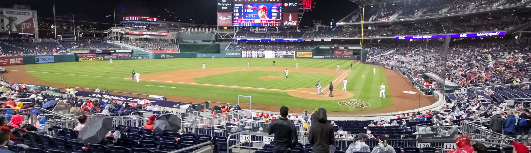 Seat view from Home Plate Reserved