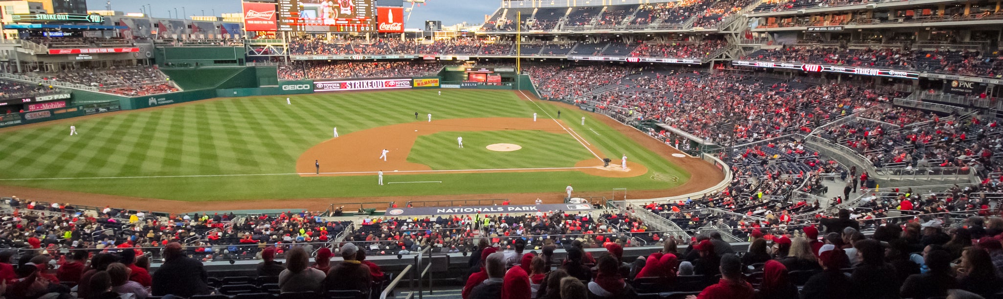 Seat view from Infield Club
