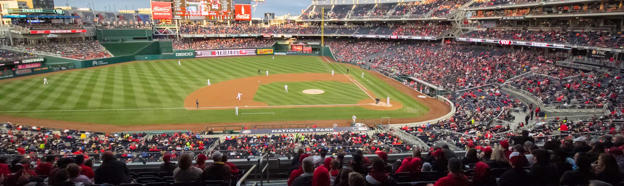 Seat view from Infield Club