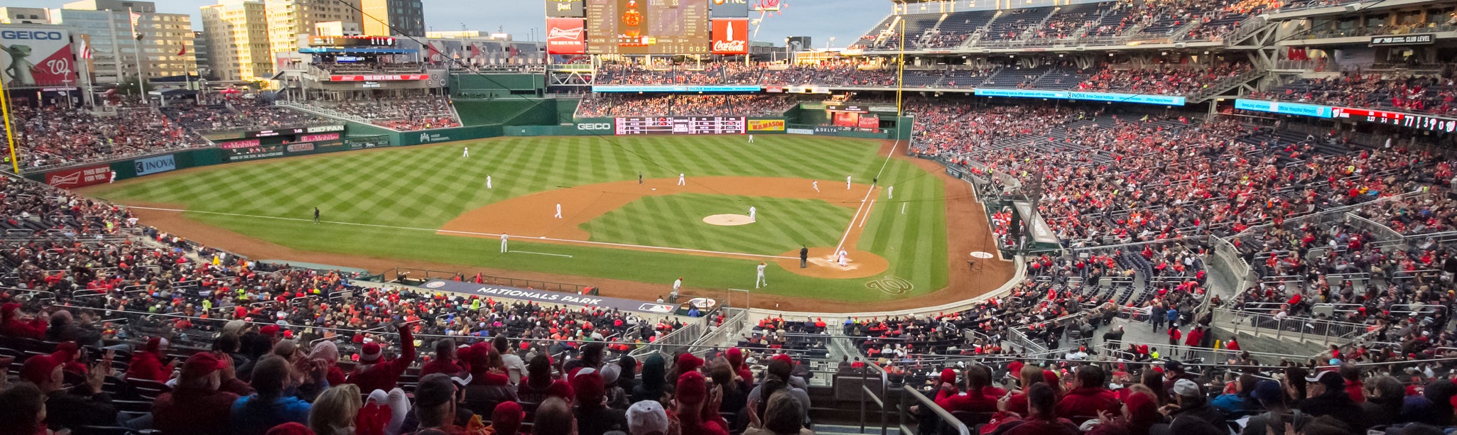 Seat view from Infield Club