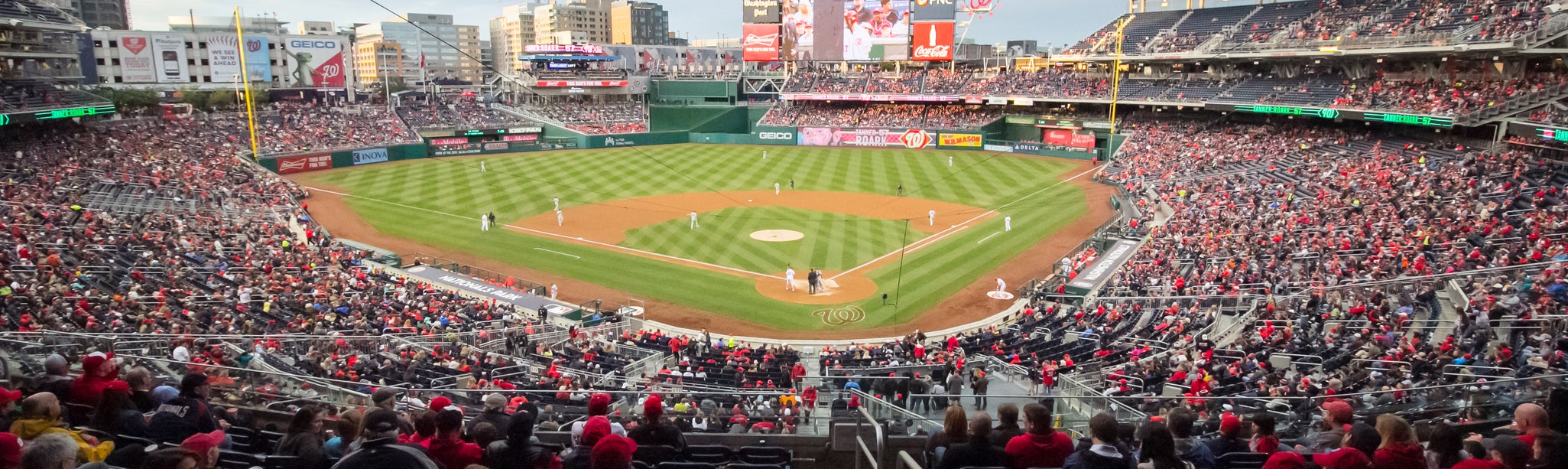 Seat view from Infield Club