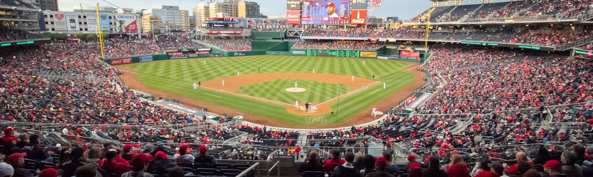 Seat view from Infield Club