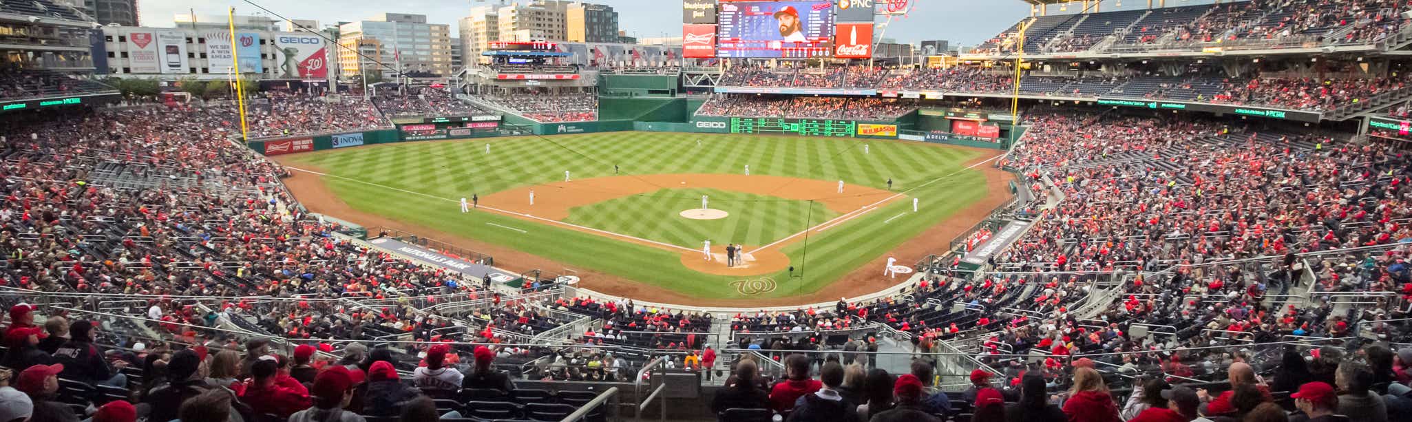 Seat view from Infield Club