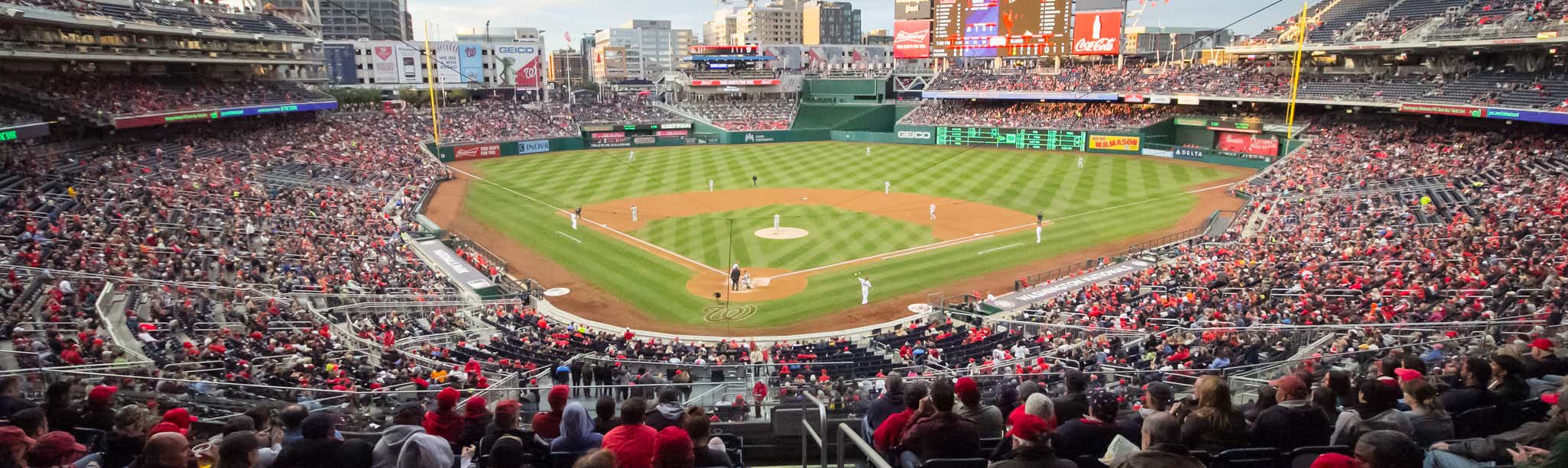Seat view from Infield Club