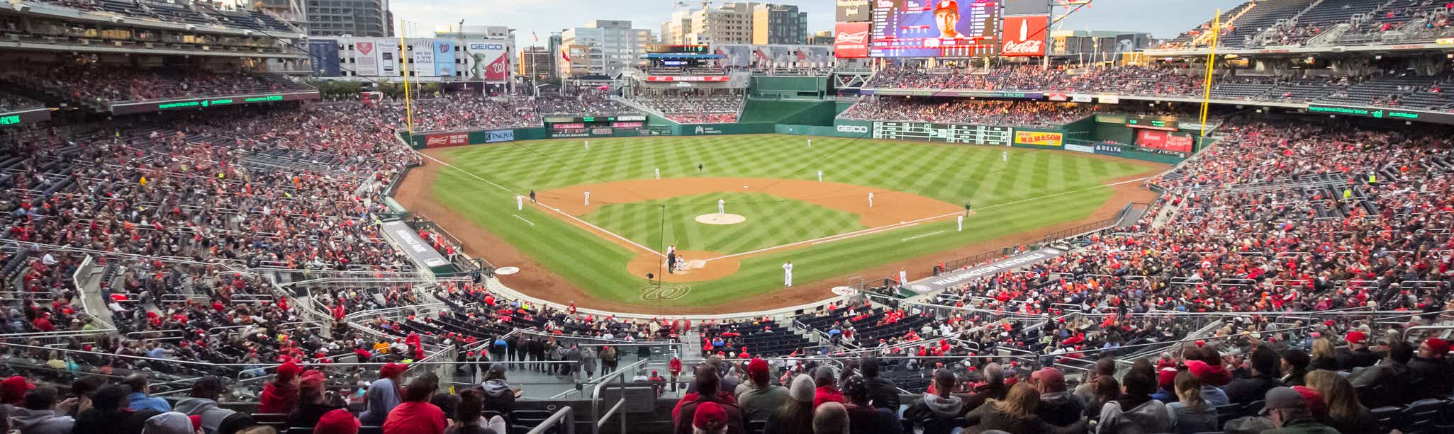 Seat view from Infield Club