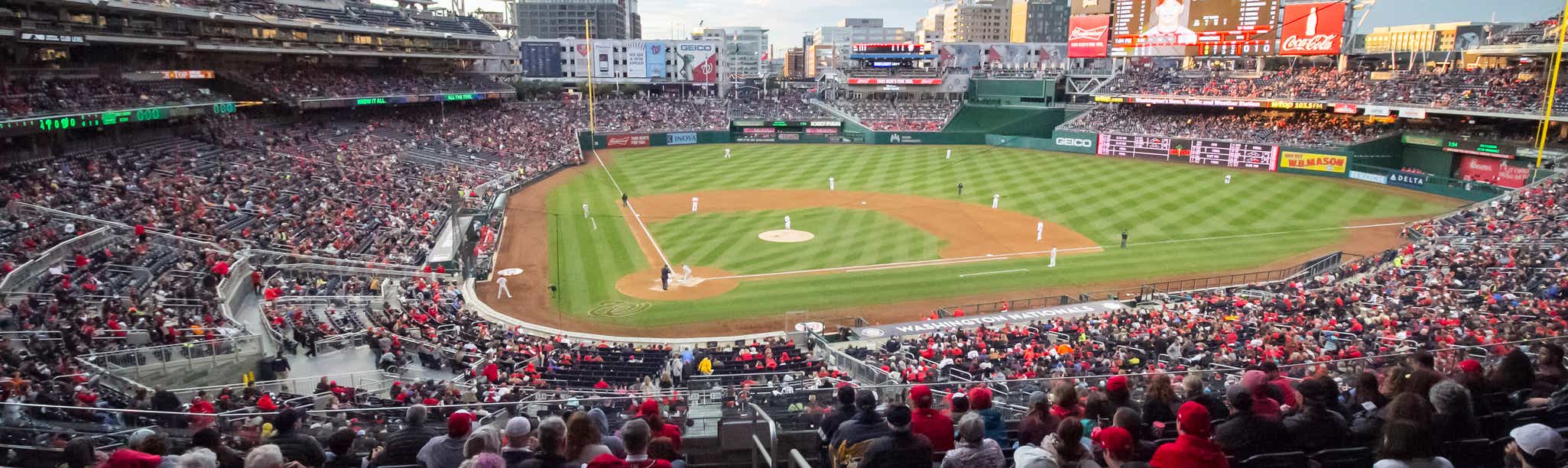 Seat view from Infield Club