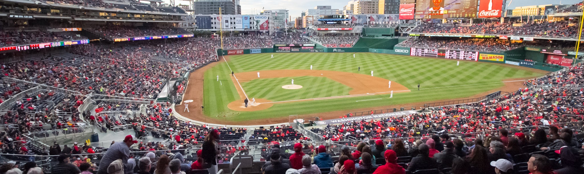 Seat view from Infield Club