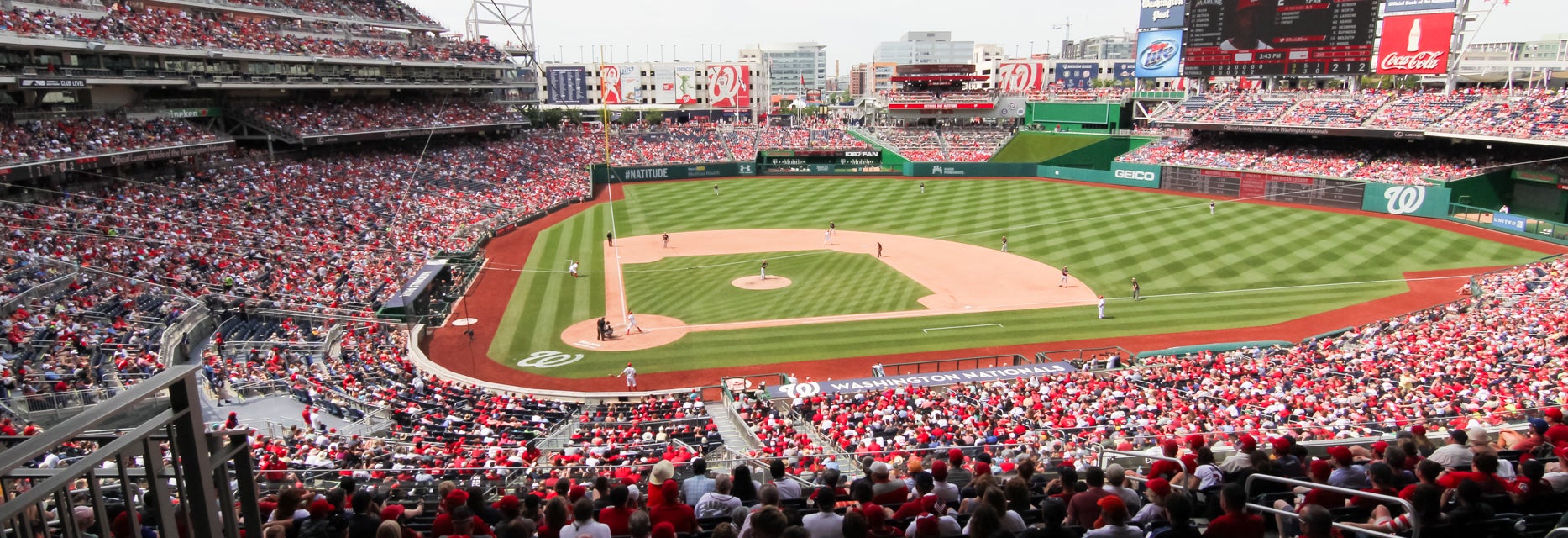 Seat view from Infield Club
