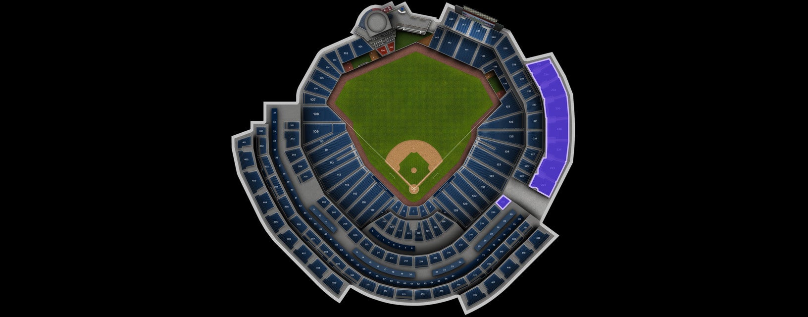 Seat view from RF Terrace