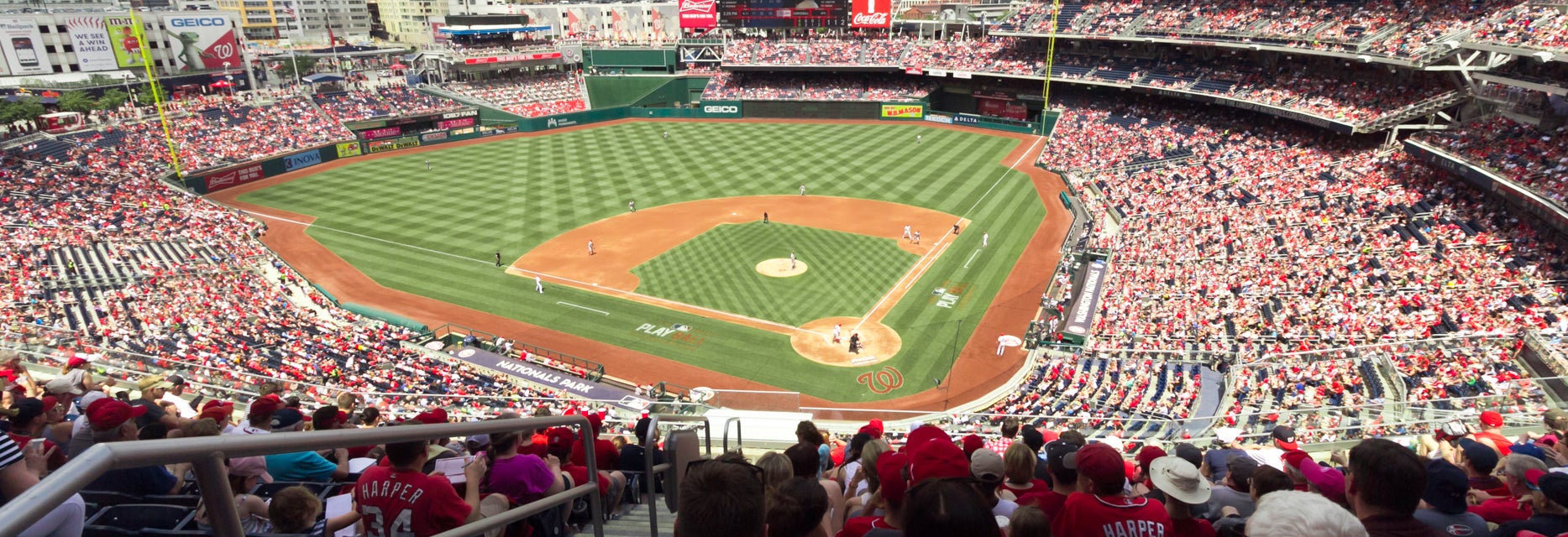 Seat view from Infield Gallery
