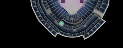 Seat view from Mezzanine