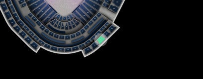 Seat view from Upper Gallery