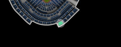 Seat view from Upper Gallery