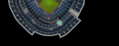 Seat view from Mezzanine