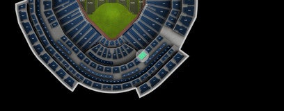 Seat view from Mezzanine