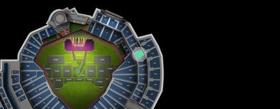 Seat view from Mezzanine