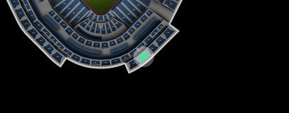 Seat view from Upper Gallery