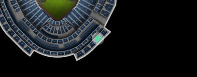 Seat view from Upper Gallery