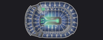 Seat view from Club