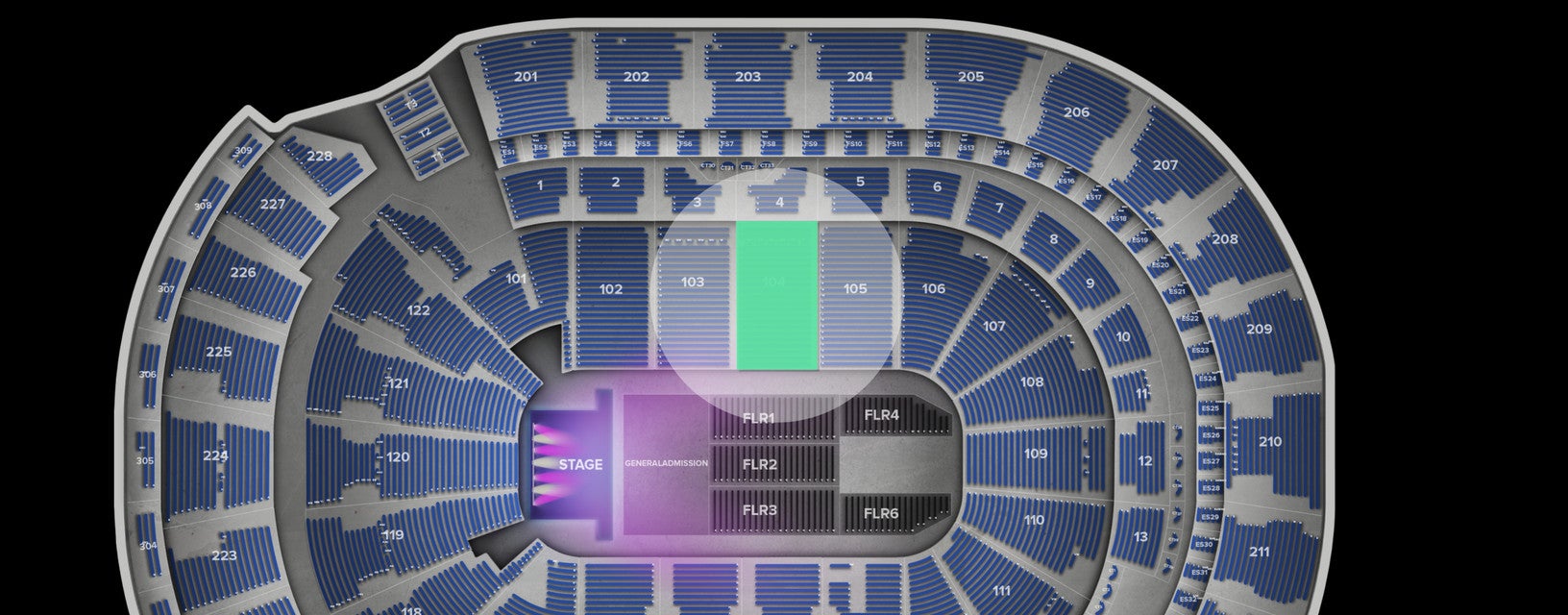 Seat view from Lower
