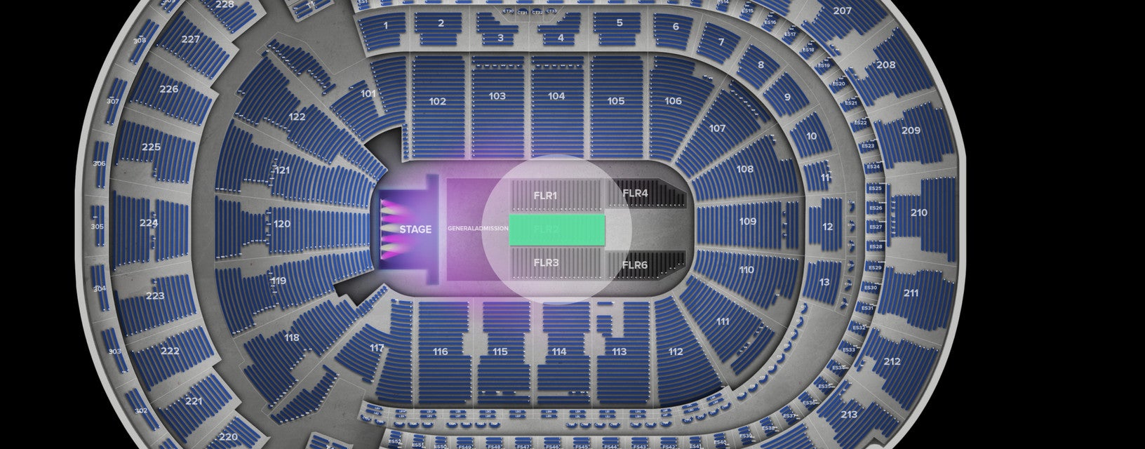 Seat view from Floor