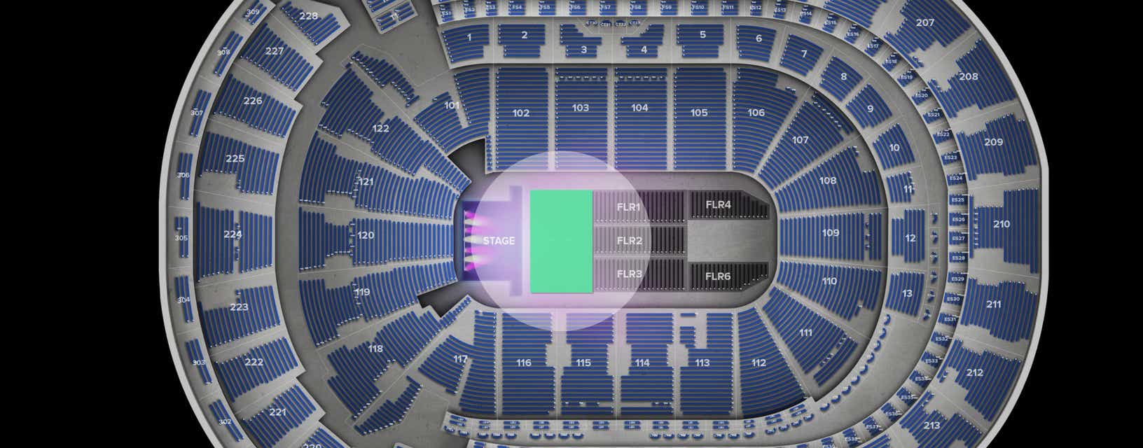 Seat view from GA