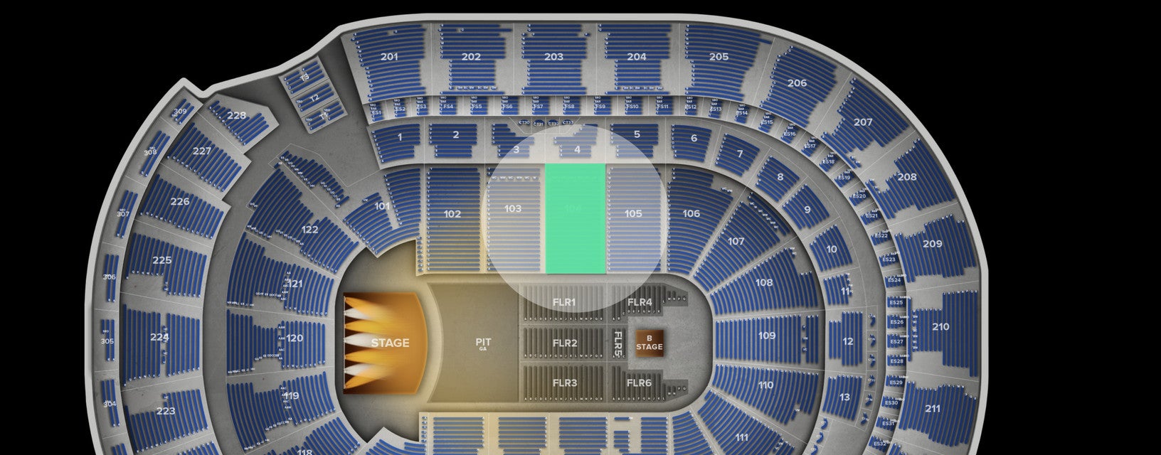 Seat view from Lower