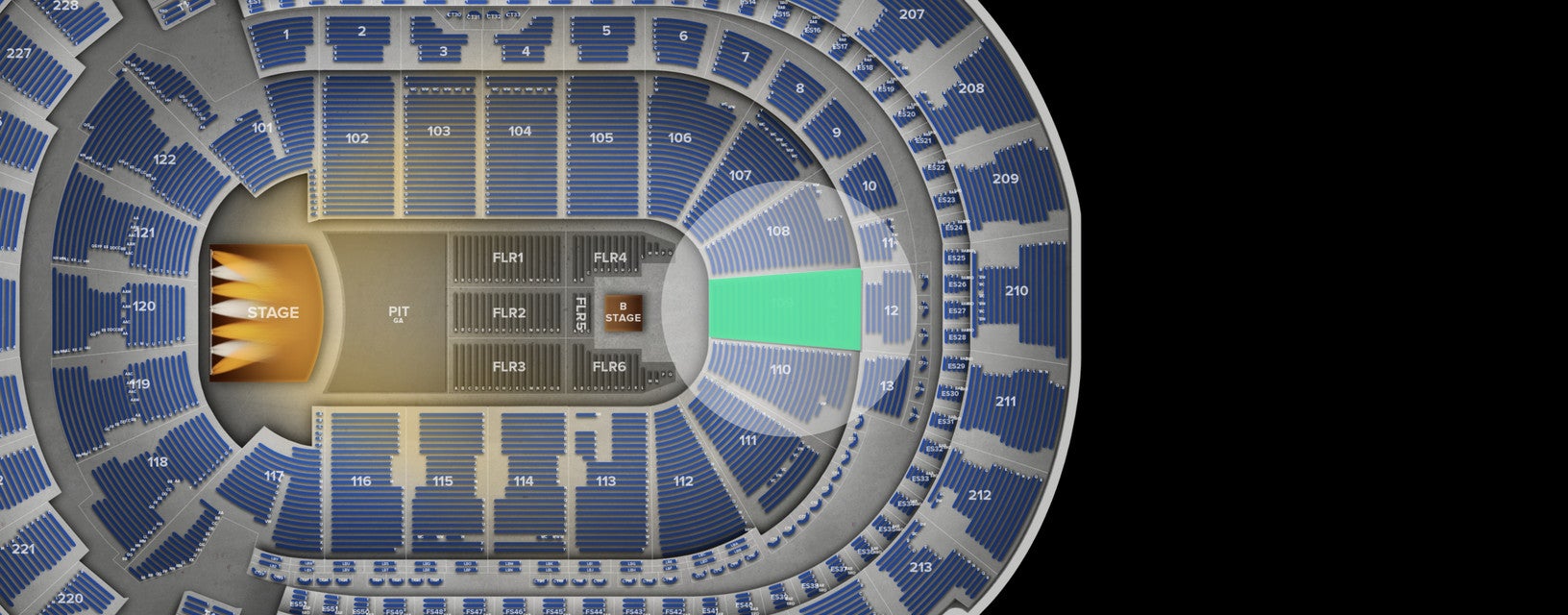 Seat view from Lower