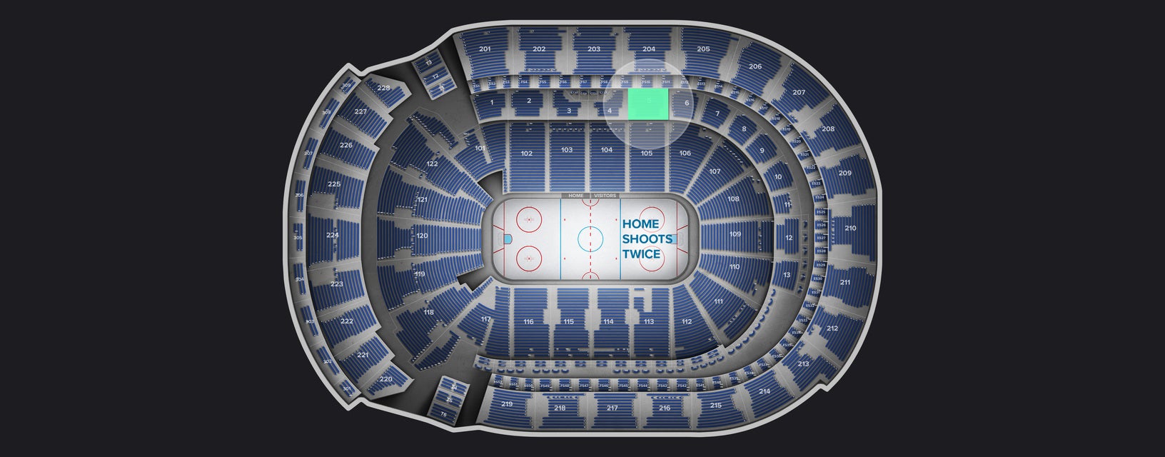 Seat view from Club