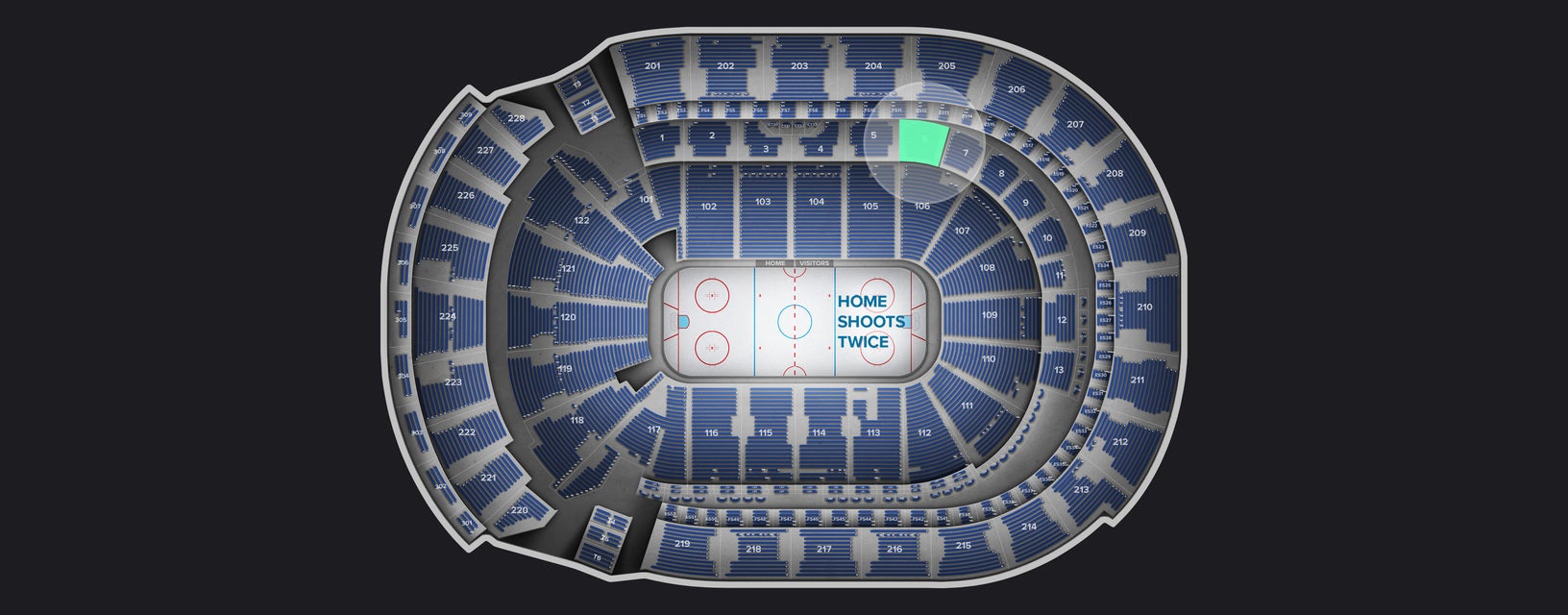 Seat view from Club