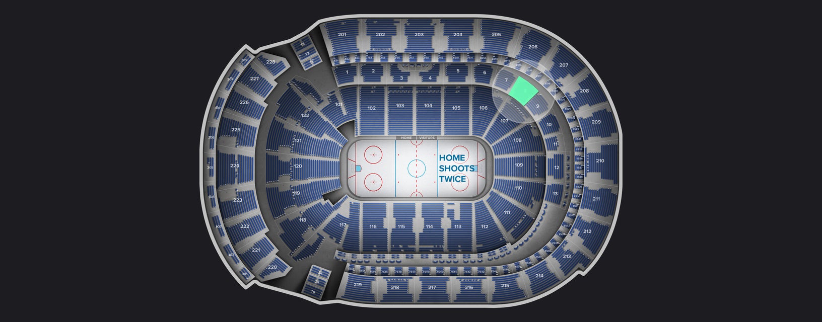 Seat view from Club