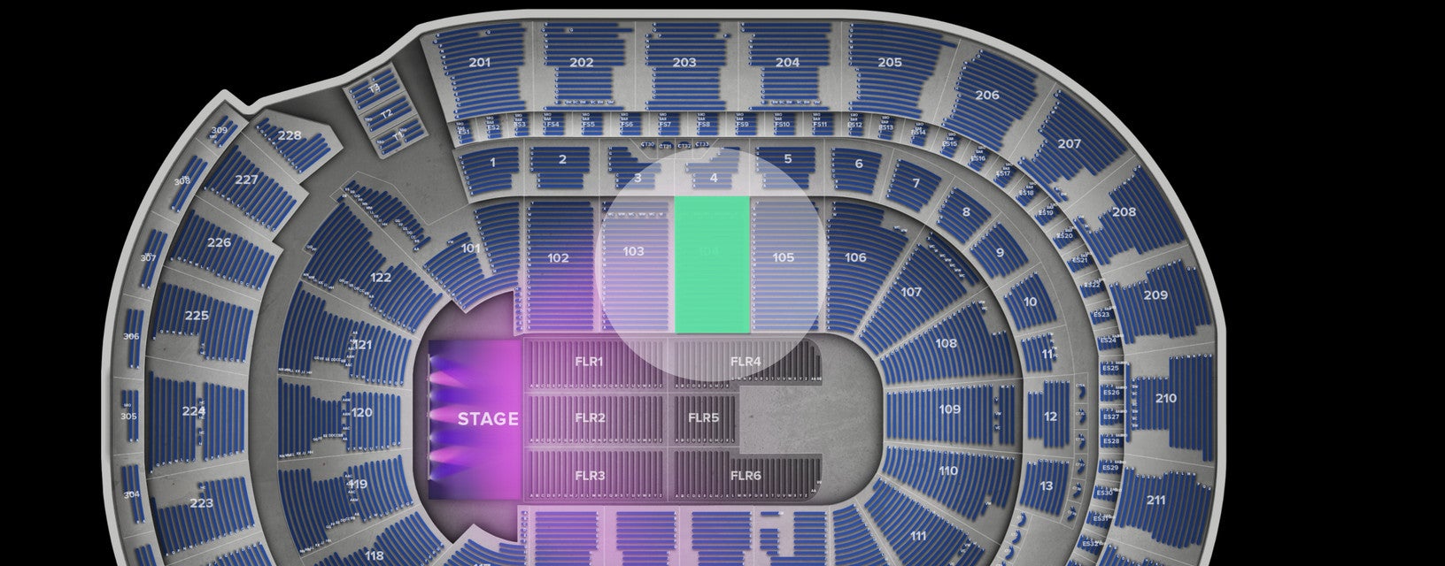 Seat view from Lower