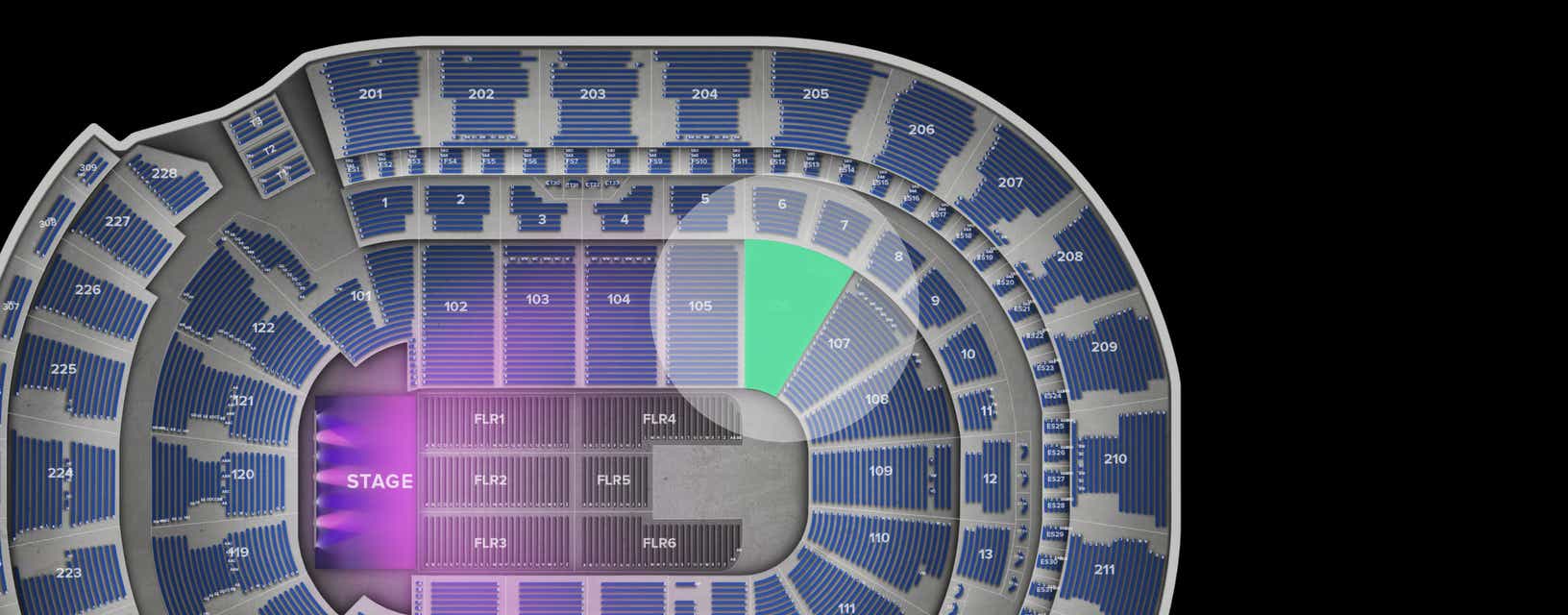 Seat view from Lower