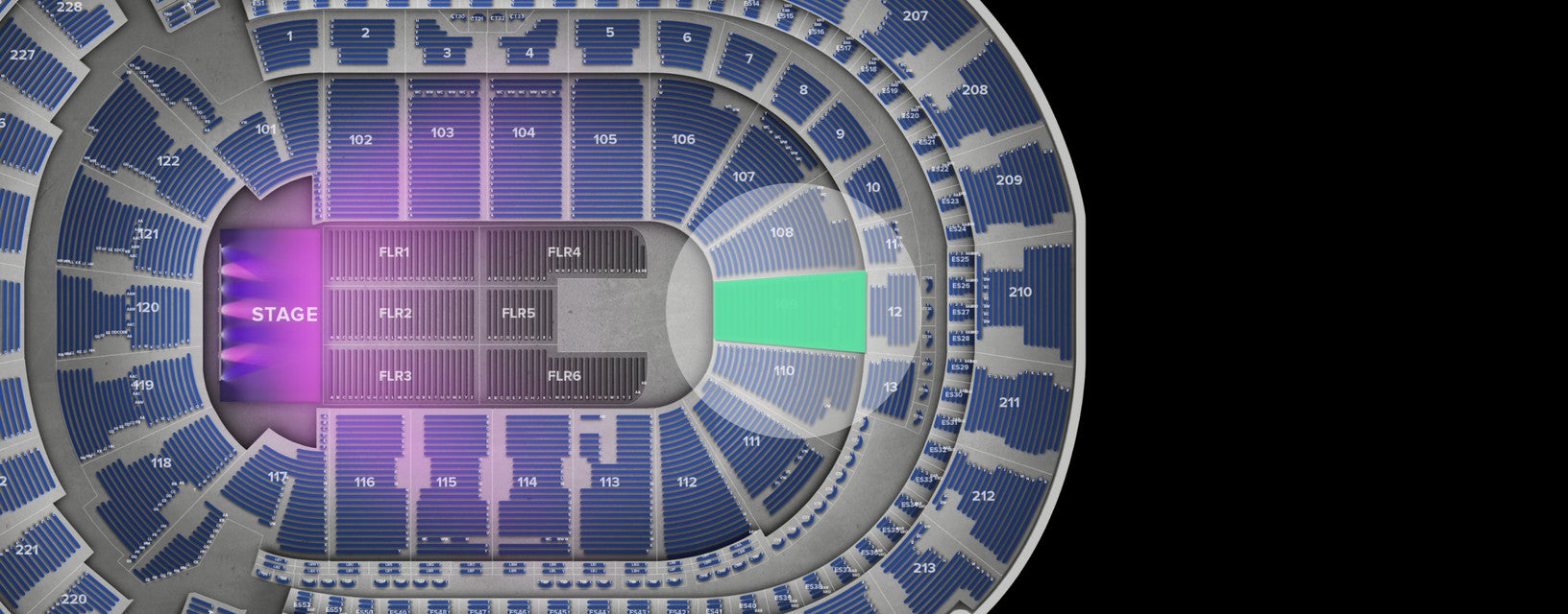 Seat view from Lower