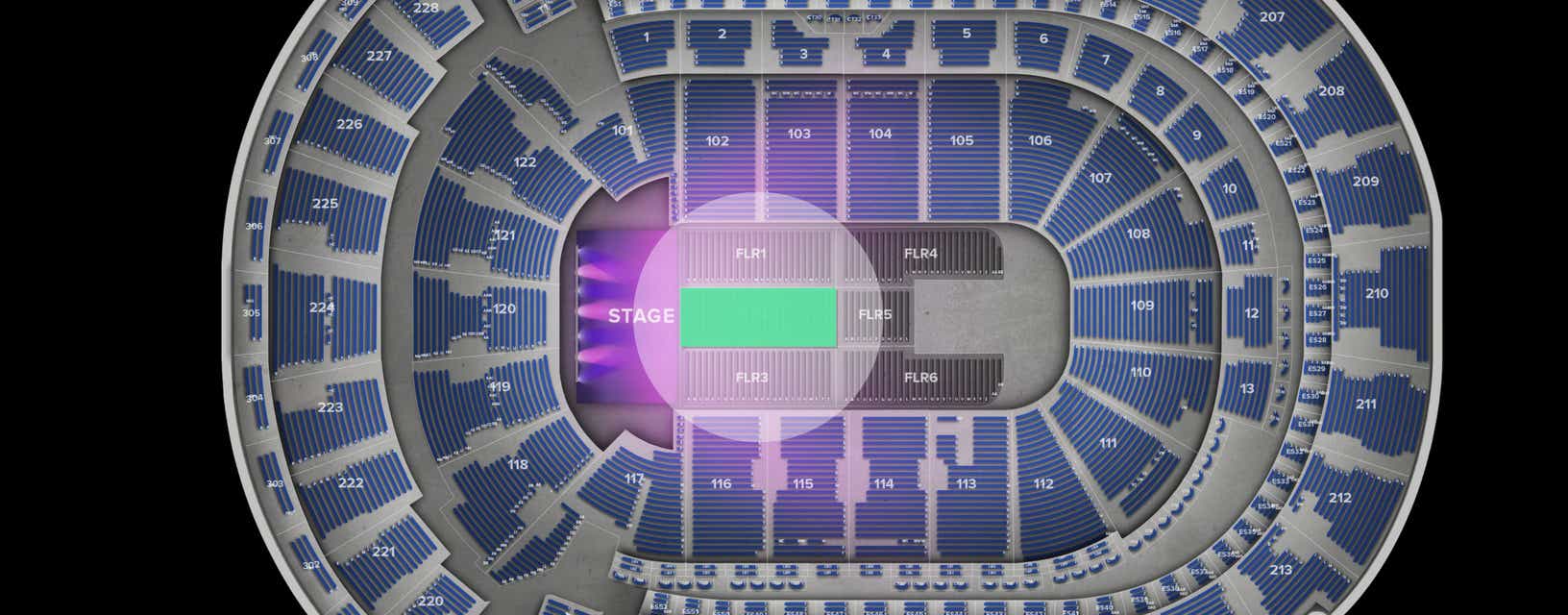 Seat view from Floor
