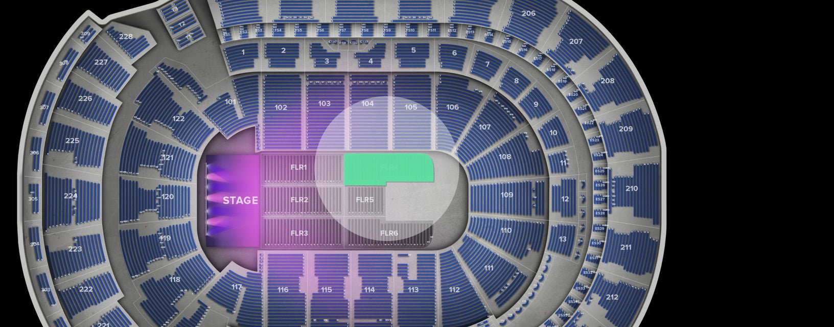 Seat view from Floor
