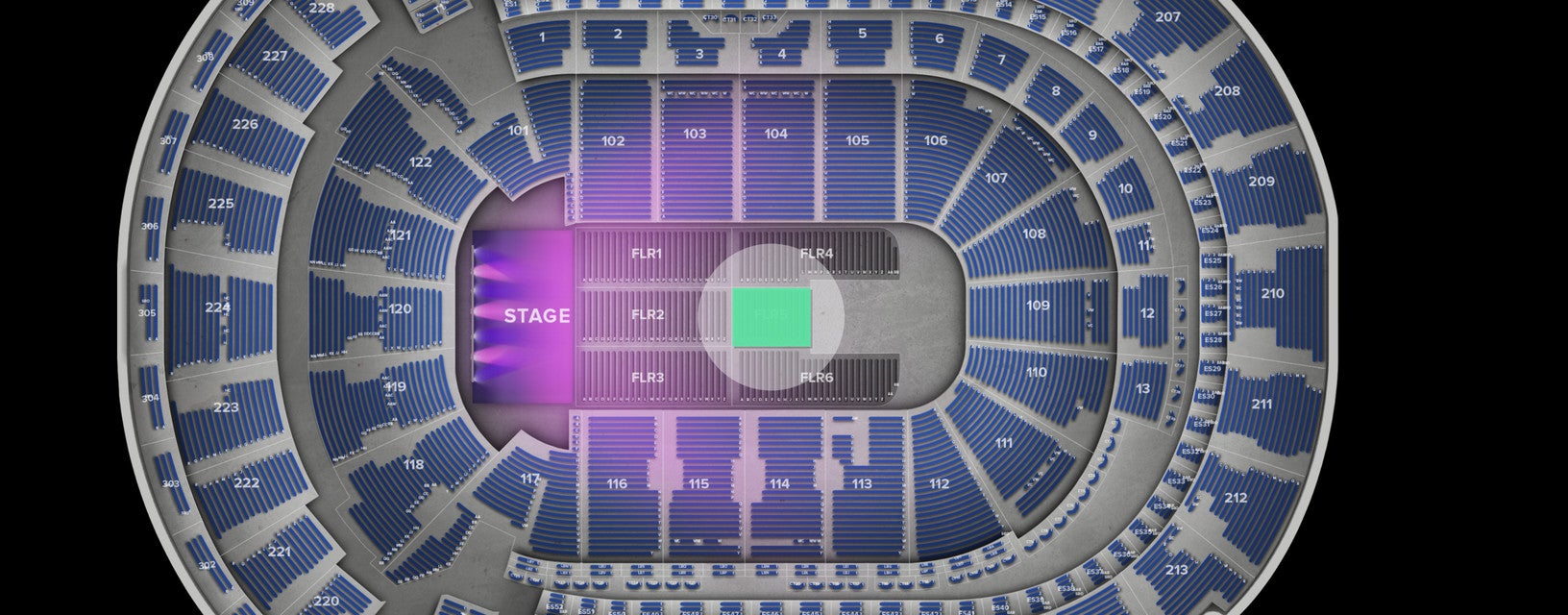 Seat view from Floor