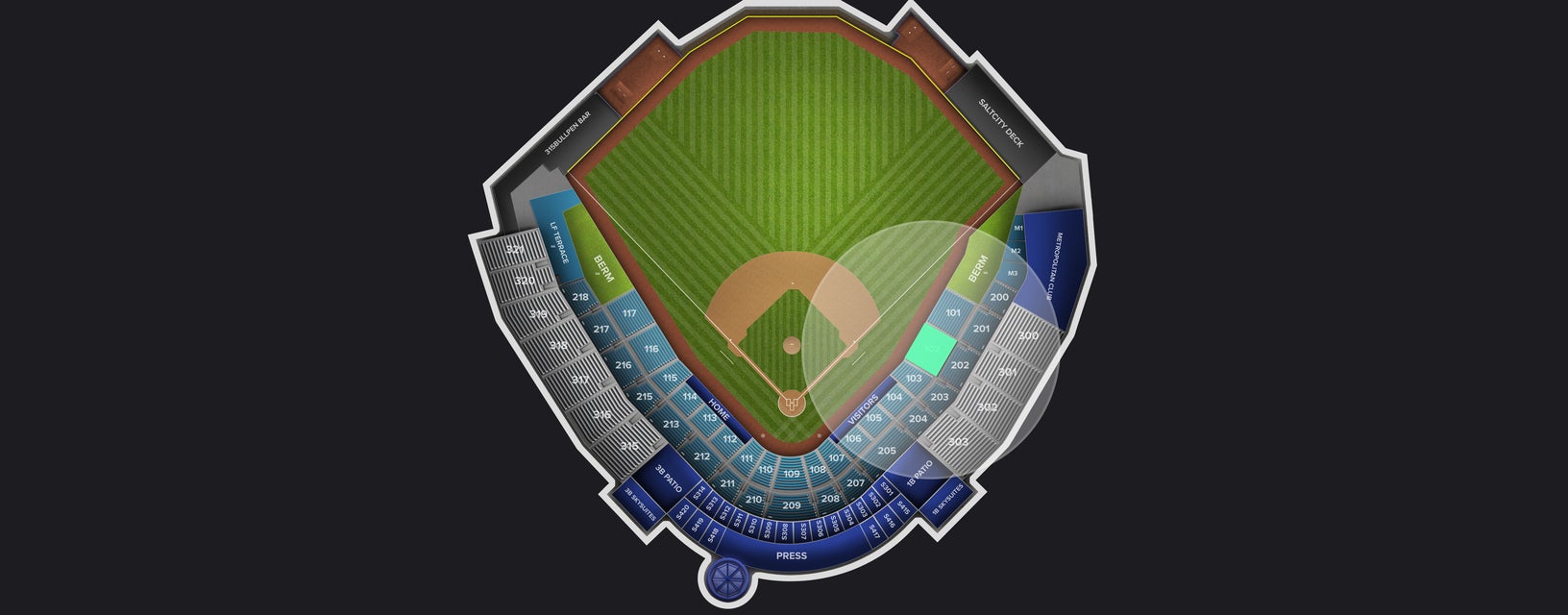 Seat view from Field Box