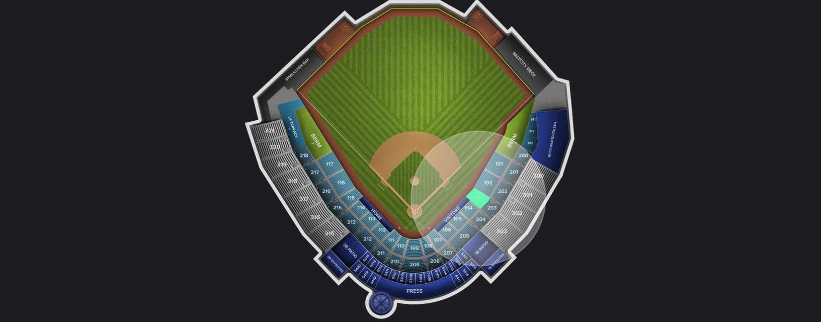 Seat view from Field Box