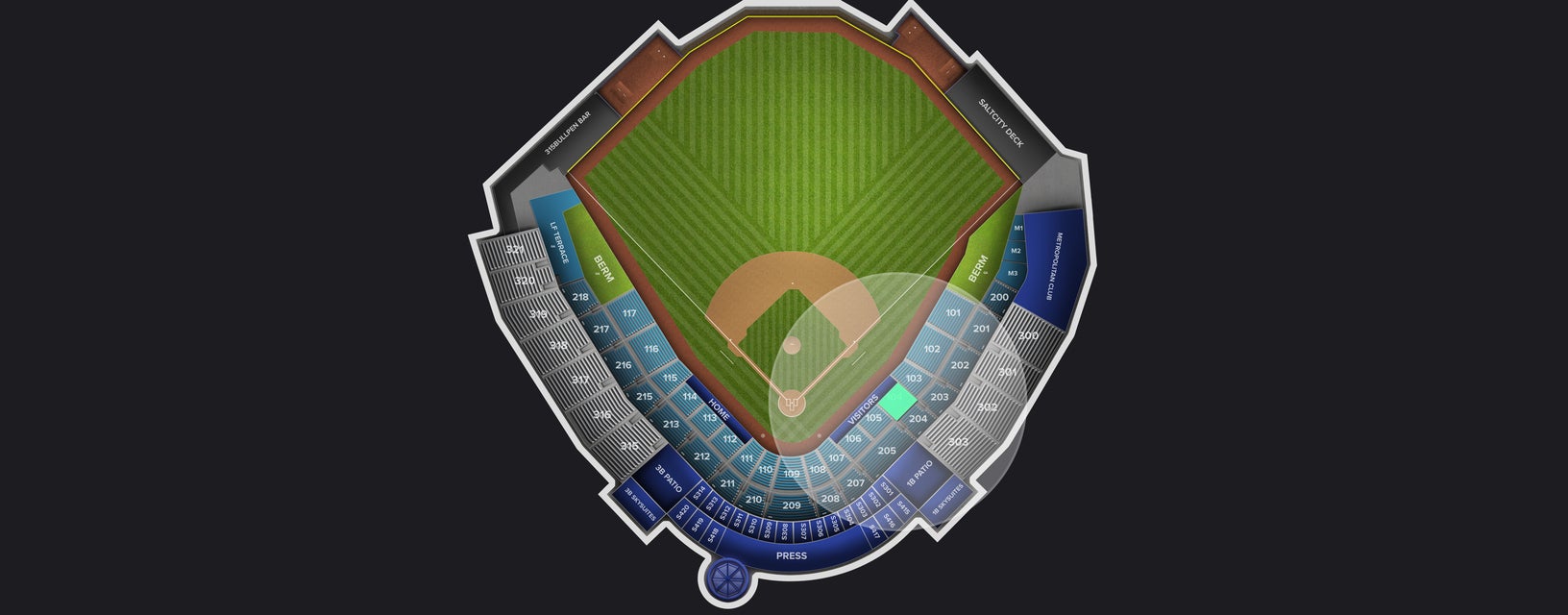 Seat view from Field Box