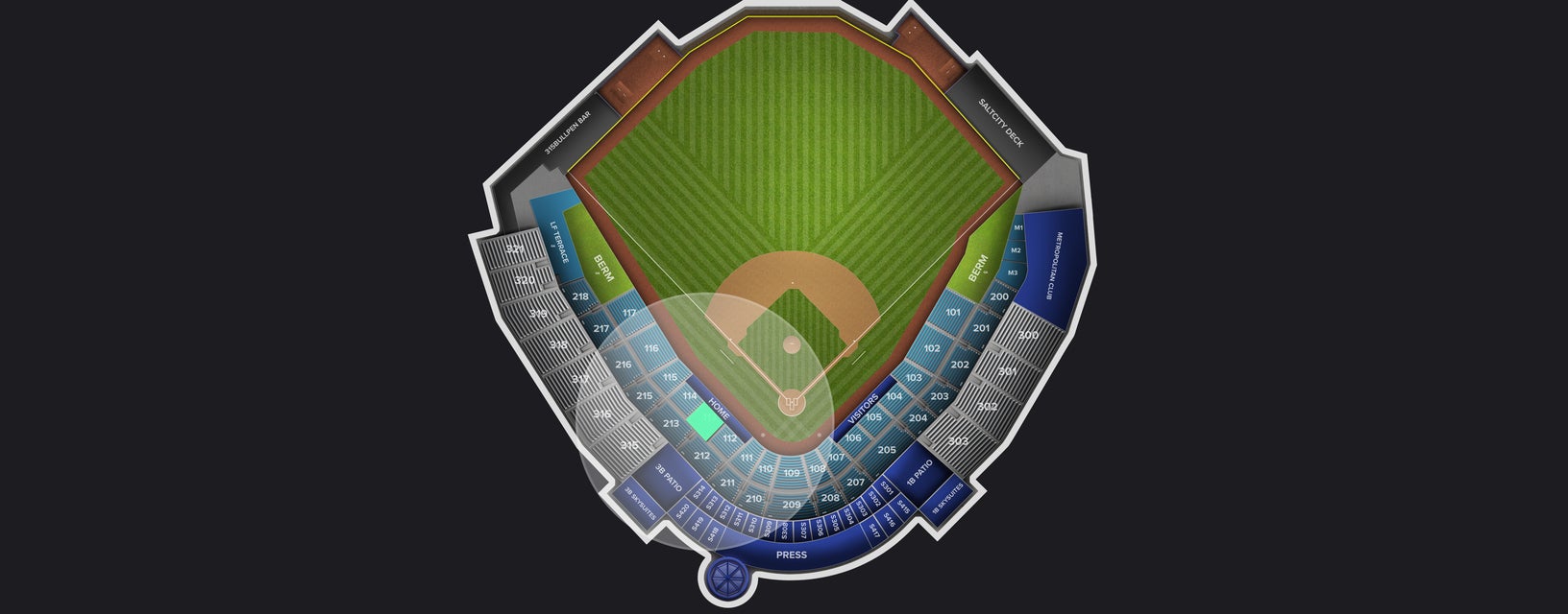 Seat view from Field Box