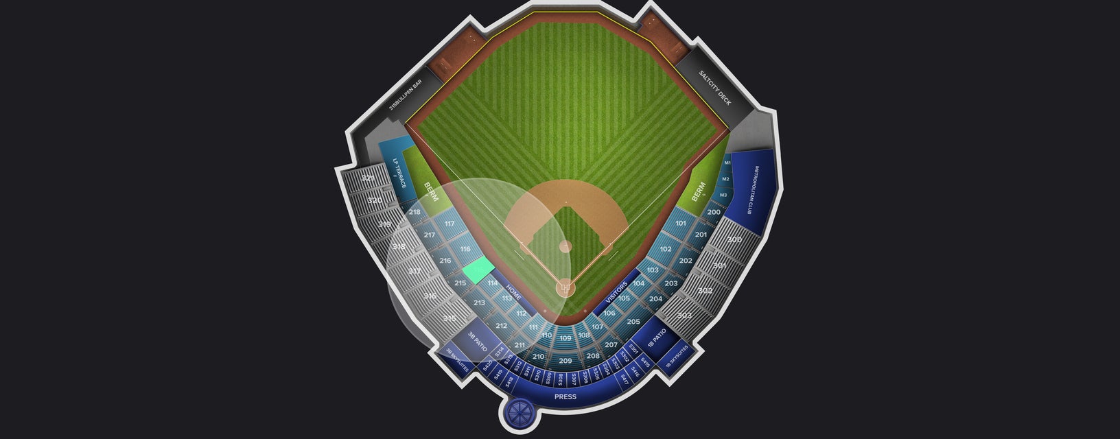 Seat view from Field Box