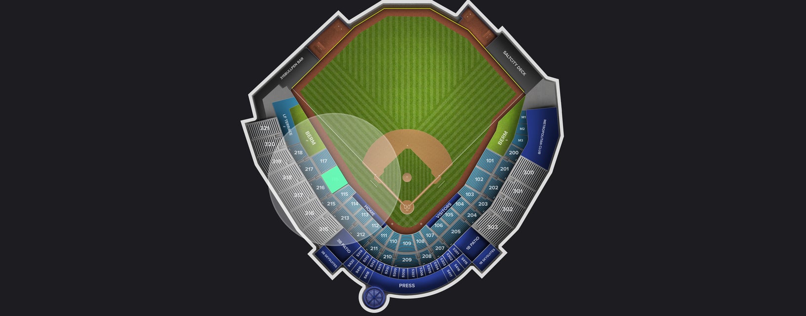 Seat view from Field Box
