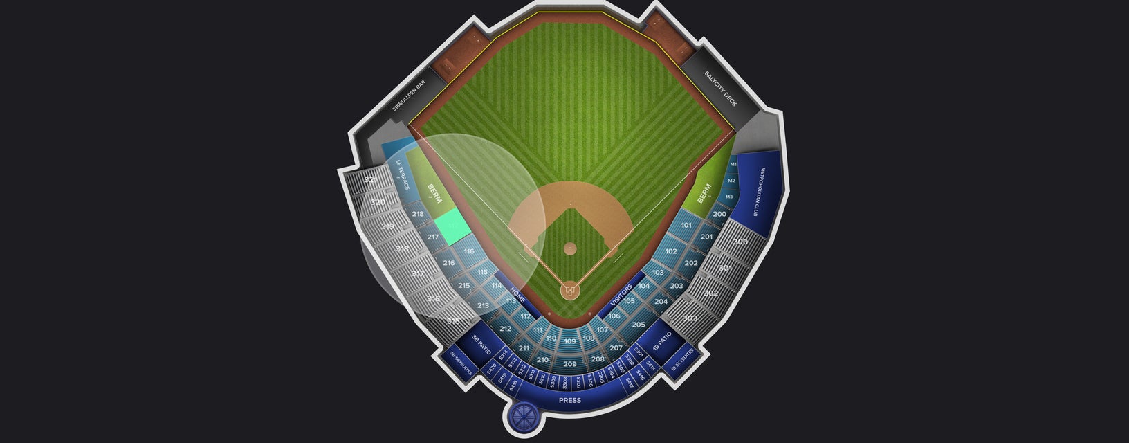 Seat view from Field Box