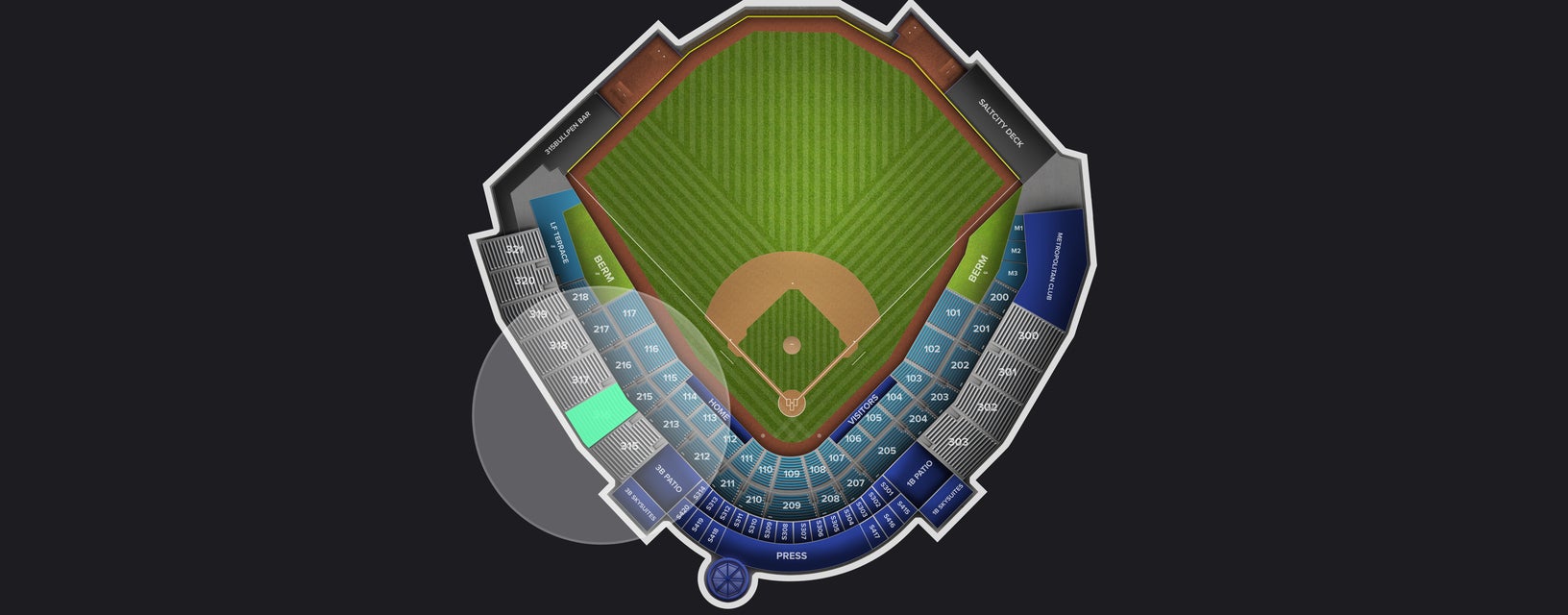Seat view from Section