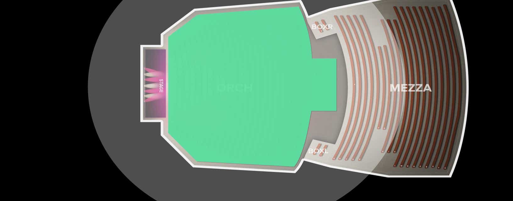 Seat view from Orchestra