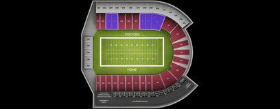 Seat view from Lower Visitor Sideline