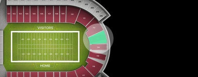 Seat view from Lower End Zone